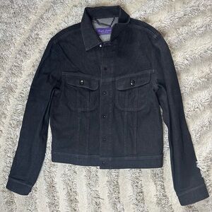 Ralph Lauren Purple Label RL Trucker Denim Jacket Made in Italy M